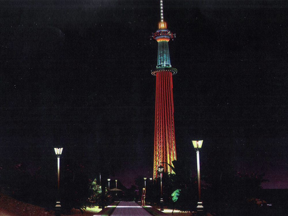 Wenbi Peak Landscape Tower Lighting Design and Construction Project